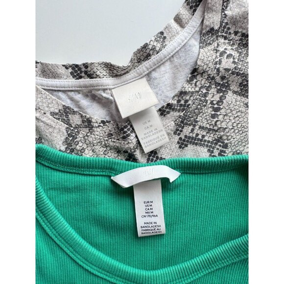 Lot of 4 H&M Workout Clothes - T-Shirt, Tank Sweatshorts, Running Shorts, Size M - Picture 11 of 15